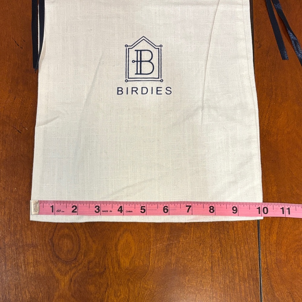 Birdies Cream Bag‎ with Navy Logo - Picture 3 of 4